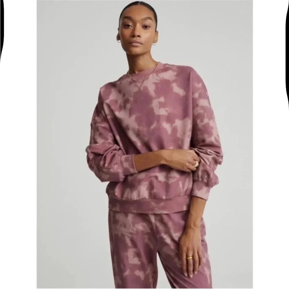Varley Mauve Tie-Dye Sweatshirt - Picture 2 of 7